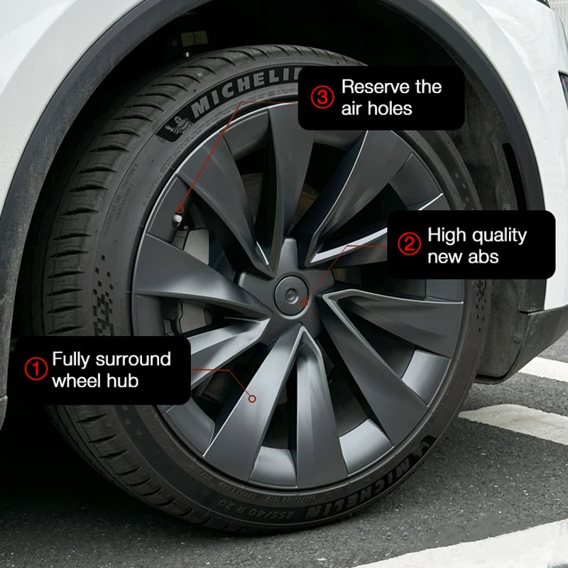 20-Inch Performance Hub Caps for Model Y Juniper (2025+)