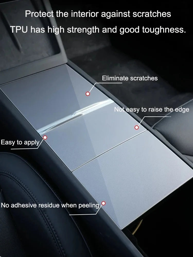 Premium TPU Anti-Scratch Center Console Protector