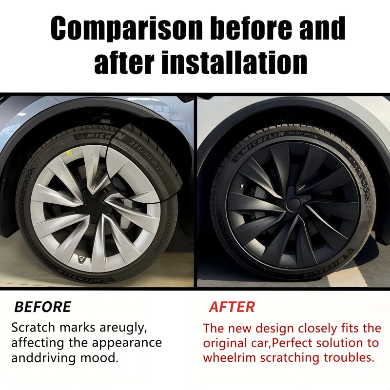 20-Inch Performance Hub Caps for Model Y Juniper (2025+)